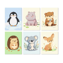 Carica l'immagine nel visualizzatore di Gallery, Mini Set Dipingere con i Numeri 15x20cm (6 pezzi) - Cuccioli Giocosi Figured'Art