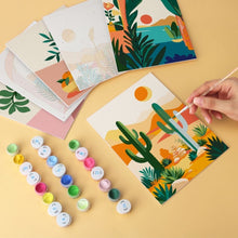 Carica l'immagine nel visualizzatore di Gallery, Mini Set Dipingere con i Numeri 15x20cm (6 pezzi) - Sabbie Calde