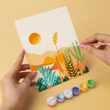 Carica l'immagine nel visualizzatore di Gallery, Mini Set Dipingere con i Numeri 15x20cm (6 pezzi) - Sabbie Calde