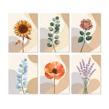 Carica l'immagine nel visualizzatore di Gallery, Mini Set Dipingere con i Numeri 15x20cm (6 pezzi) - Studio Botanico Figured'Art