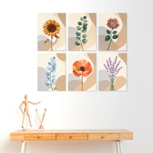 Carica l'immagine nel visualizzatore di Gallery, Mini Set Dipingere con i Numeri 15x20cm (6 pezzi) - Studio Botanico