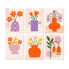 Carica l'immagine nel visualizzatore di Gallery, Mini Set Dipingere con i Numeri 15x20cm (6 pezzi) - Pattern e Petali Figured'Art
