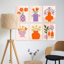 Carica l'immagine nel visualizzatore di Gallery, Mini Set Dipingere con i Numeri 15x20cm (6 pezzi) - Pattern e Petali