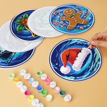 Carica l'immagine nel visualizzatore di Gallery, Mini Set Dipingere con i Numeri - Dischi di Ø20cm (6 pezzi) - Meraviglie invernali