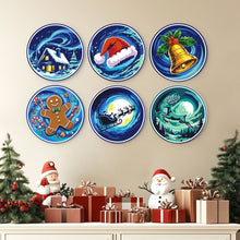Carica l'immagine nel visualizzatore di Gallery, Mini Set Dipingere con i Numeri - Dischi di Ø20cm (6 pezzi) - Meraviglie invernali