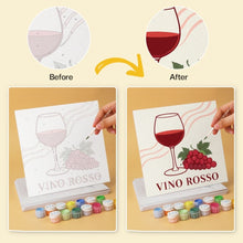 Carica l'immagine nel visualizzatore di Gallery, Mini Set Dipingere con i Numeri 20x20cm (6 pezzi) - La Vie en Rose