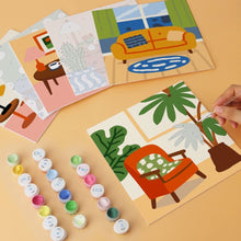 Carica l'immagine nel visualizzatore di Gallery, Mini Set Dipingere con i Numeri 20x20cm (6 pezzi) - Stanze Incantevoli