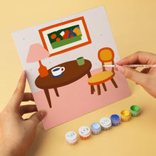 Carica l'immagine nel visualizzatore di Gallery, Mini Set Dipingere con i Numeri 20x20cm (6 pezzi) - Stanze Incantevoli