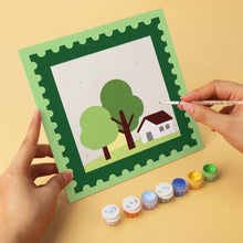 Carica l'immagine nel visualizzatore di Gallery, Mini Set Dipingere con i Numeri 20x20cm (6 pezzi) - Collezione di Francobolli Naturali