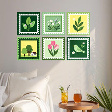 Carica l'immagine nel visualizzatore di Gallery, Mini Set Dipingere con i Numeri 20x20cm (6 pezzi) - Collezione di Francobolli Naturali