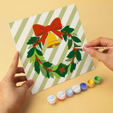 Carica l'immagine nel visualizzatore di Gallery, Mini Set Dipingere con i Numeri 20x20cm (6 pezzi) - Tradizioni Natalizie