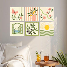 Carica l'immagine nel visualizzatore di Gallery, Mini Set Dipingere con i Numeri 20x20cm (6 pezzi) - Sussurri di Giardino