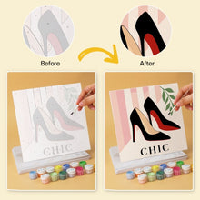 Carica l'immagine nel visualizzatore di Gallery, Mini Set Dipingere con i Numeri 20x20cm (6 pezzi) - Essenziali Chic