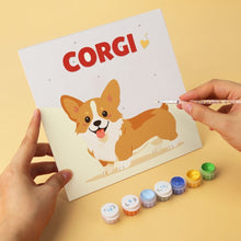 Carica l'immagine nel visualizzatore di Gallery, Mini Set Dipingere con i Numeri 20x20cm (6 pezzi) - Classici Canini