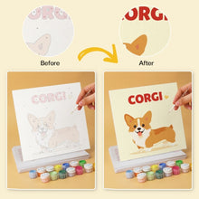 Carica l'immagine nel visualizzatore di Gallery, Mini Set Dipingere con i Numeri 20x20cm (6 pezzi) - Classici Canini