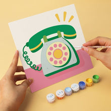 Carica l'immagine nel visualizzatore di Gallery, Mini Set Dipingere con i Numeri 20x20cm (6 pezzi) - Fascino Anni Sessanta