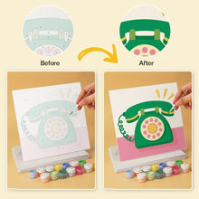 Carica l'immagine nel visualizzatore di Gallery, Mini Set Dipingere con i Numeri 20x20cm (6 pezzi) - Fascino Anni Sessanta
