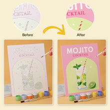 Carica l'immagine nel visualizzatore di Gallery, Mini Set Dipingere con i Numeri 15x20cm (6 pezzi) - Stampe dell'Happy Hour