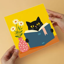 Carica l'immagine nel visualizzatore di Gallery, Mini Set Dipingere con i Numeri 20x20cm (6 pezzi) - Gatti Letterari