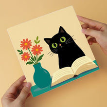 Carica l'immagine nel visualizzatore di Gallery, Mini Set Dipingere con i Numeri 20x20cm (6 pezzi) - Gatti e Fiori