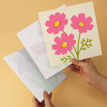 Carica l'immagine nel visualizzatore di Gallery, Mini Set Dipingere con i Numeri 20x20cm (6 pezzi) - Petali Pastello