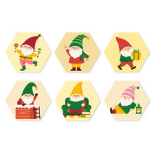 Carica l'immagine nel visualizzatore di Gallery, Mini Set Dipingere con i Numeri - Esagoni (6 pezzi) - Squadra di Elfi Figured'Art