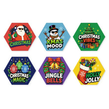 Carica l'immagine nel visualizzatore di Gallery, Mini Set Dipingere con i Numeri - Esagoni (6 pezzi) - Christmas Mood Figured'Art