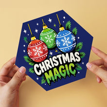Carica l'immagine nel visualizzatore di Gallery, Mini Set Dipingere con i Numeri - Esagoni (6 pezzi) - Christmas Mood