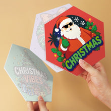 Carica l'immagine nel visualizzatore di Gallery, Mini Set Dipingere con i Numeri - Esagoni (6 pezzi) - Christmas Mood
