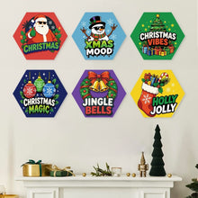 Carica l'immagine nel visualizzatore di Gallery, Mini Set Dipingere con i Numeri - Esagoni (6 pezzi) - Christmas Mood