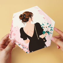 Carica l'immagine nel visualizzatore di Gallery, Mini Set Dipingere con i Numeri - Esagoni (6 pezzi) - Donna sul Mare