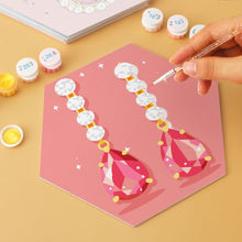 Carica l'immagine nel visualizzatore di Gallery, Mini Set Dipingere con i Numeri - Esagoni (6 pezzi) - Gemme Preziose