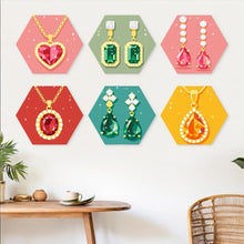 Carica l'immagine nel visualizzatore di Gallery, Mini Set Dipingere con i Numeri - Esagoni (6 pezzi) - Gemme Preziose