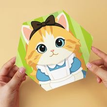 Carica l'immagine nel visualizzatore di Gallery, Mini Set Dipingere con i Numeri - Esagoni (6 pezzi) - Gatti in Costume
