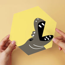 Carica l'immagine nel visualizzatore di Gallery, Mini Set Dipingere con i Numeri - Esagoni (6 pezzi) - Fauna Selvatica