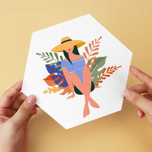 Carica l'immagine nel visualizzatore di Gallery, Mini Set Dipingere con i Numeri - Esagoni (6 pezzi) - Natura e Grazia