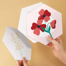 Carica l'immagine nel visualizzatore di Gallery, Mini Set Dipingere con i Numeri - Esagoni (6 pezzi) - Petali Delicati