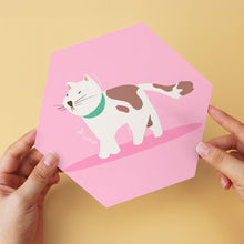 Carica l'immagine nel visualizzatore di Gallery, Mini Set Dipingere con i Numeri - Esagoni (6 pezzi) - Animali su Rosa
