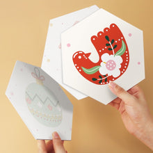 Carica l'immagine nel visualizzatore di Gallery, Mini Set Dipingere con i Numeri - Esagoni (6 pezzi) - Set Natalizio