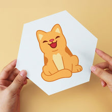 Carica l'immagine nel visualizzatore di Gallery, Mini Set Dipingere con i Numeri - Esagoni (6 pezzi) - Piccoli Gattini