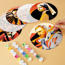 Carica l'immagine nel visualizzatore di Gallery, Mini Set Dipingere con i Numeri - Dischi di Ø20cm (6 pezzi) - Icone dell'Arte