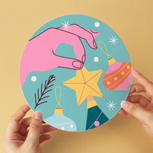 Carica l'immagine nel visualizzatore di Gallery, Mini Set Dipingere con i Numeri - Dischi di Ø20cm (6 pezzi) - Piccole Meraviglie Festive