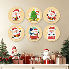 Carica l'immagine nel visualizzatore di Gallery, Mini Set Dipingere con i Numeri - Dischi di Ø20cm (6 pezzi) - Magia delle Feste