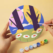 Carica l'immagine nel visualizzatore di Gallery, Mini Set Dipingere con i Numeri - Dischi di Ø20cm (6 pezzi) - Sussurri della Natura