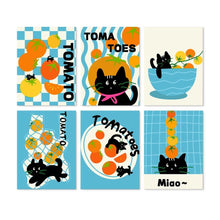 Carica l'immagine nel visualizzatore di Gallery, Mini Set Dipingere con i Numeri 15x20cm (6 pezzi) - Miao e Pomodori Figured'Art