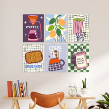 Carica l'immagine nel visualizzatore di Gallery, Mini Set Dipingere con i Numeri 15x20cm (6 pezzi) - Coffee Time