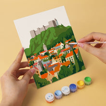 Carica l'immagine nel visualizzatore di Gallery, Mini Set Dipingere con i Numeri 15x20cm (6 pezzi) - Il Mondo a Colori