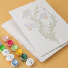 Carica l'immagine nel visualizzatore di Gallery, Mini Set Dipingere con i Numeri 15x20cm (6 pezzi) - Illustrazioni di Fiori di Campo