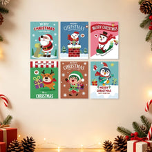 Carica l'immagine nel visualizzatore di Gallery, Mini Set Dipingere con i Numeri 15x20cm (6 pezzi) - Personaggi delle Feste