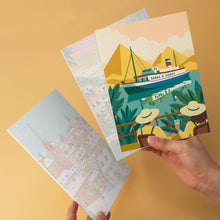 Carica l'immagine nel visualizzatore di Gallery, Mini Set Dipingere con i Numeri 15x20cm (6 pezzi) - Viaggi sul Mare